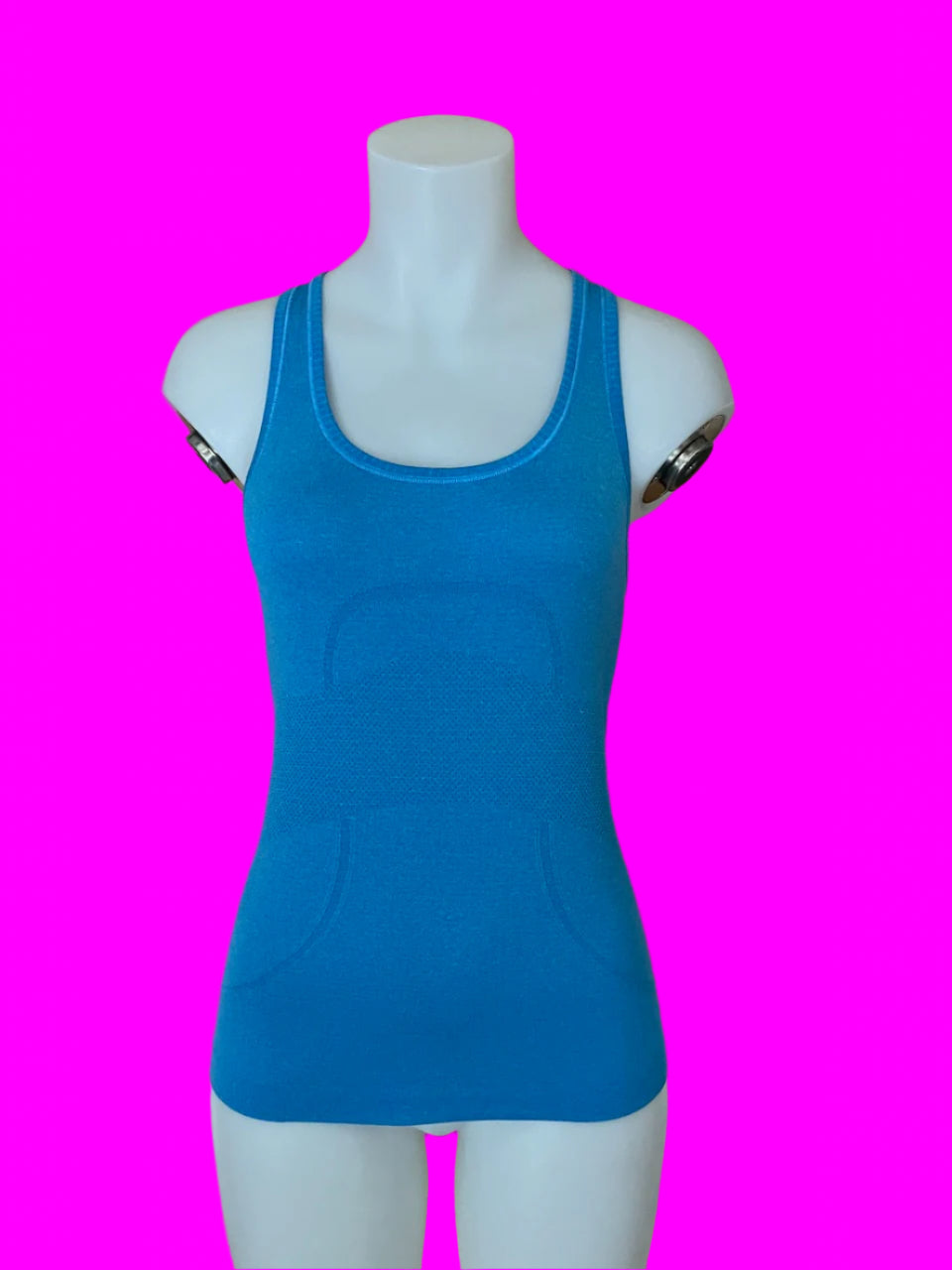 Lululemon - Slim Fitting Blue Racer Back Singlet - Size: XS