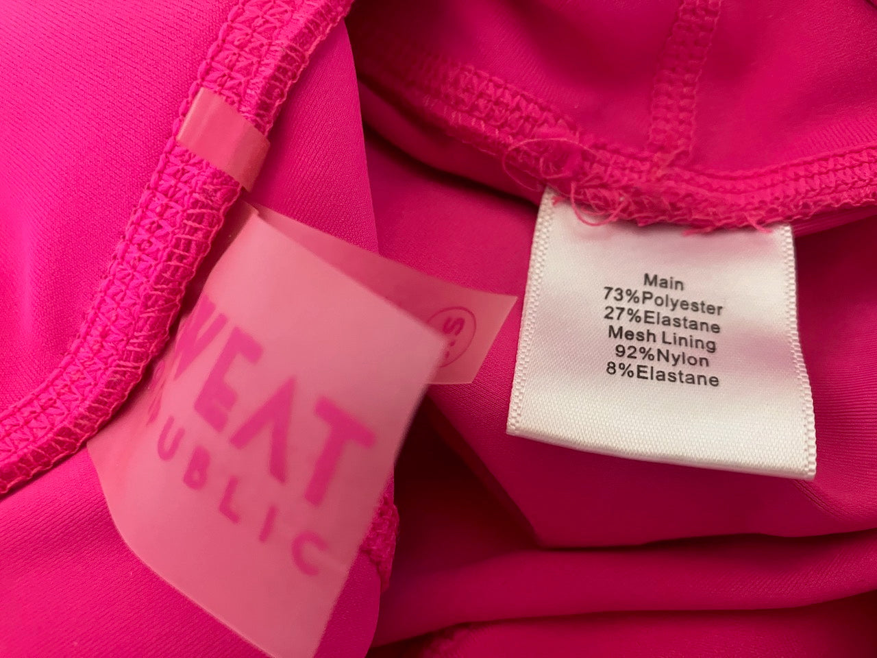 Sweat Republic - Hot Pink Cycle Shorts - Size: XS