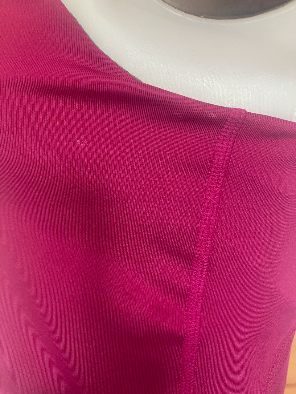 Nike - Dri-Fit Singlet With Inbuilt Crop - Dark Pink - Size: L