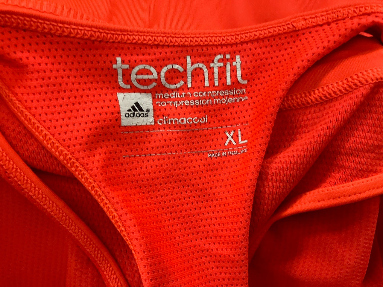 Adidas - Orange Crop Top - Size: XL