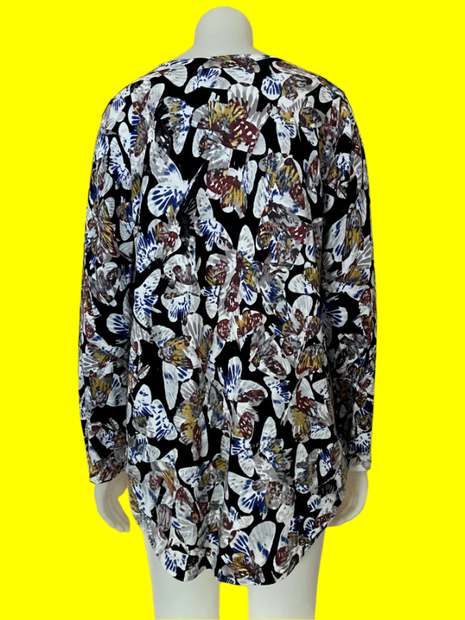 Blue Illusion - Printed Top - Brand New - Size: L