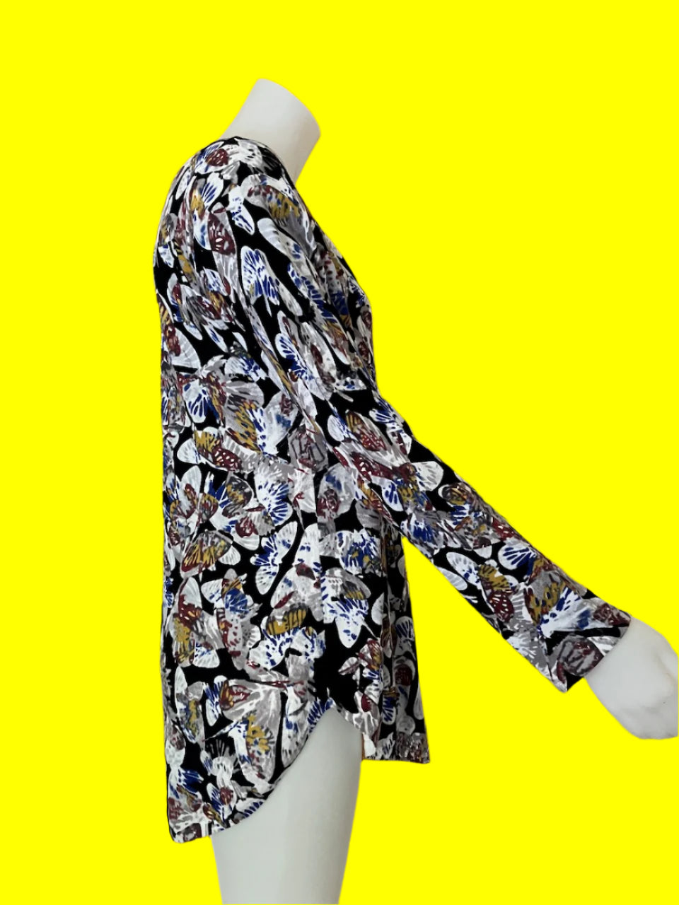 Blue Illusion - Printed Top - Brand New - Size: L