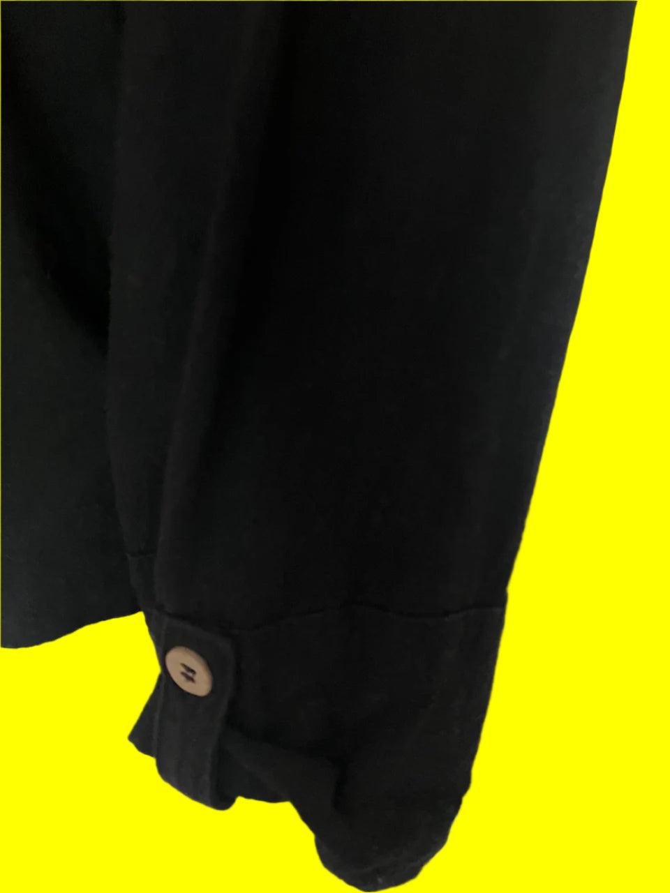 Homelove - Australian Designed Viscose & Linen Black Blouse - Size: L/XL