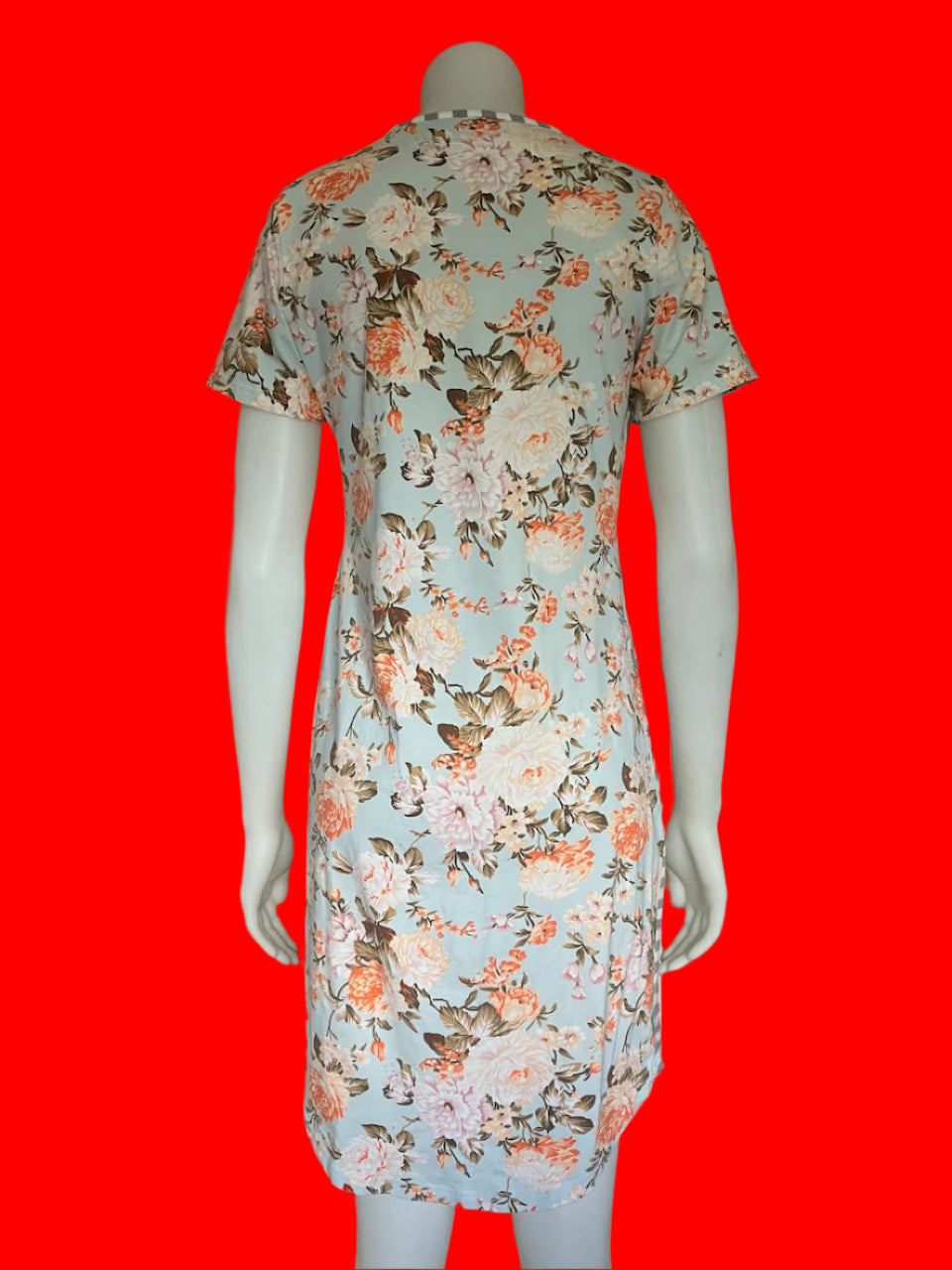 Addison - Maternity/ Breastfeeding Floral & Stripe Dress - Size: 8