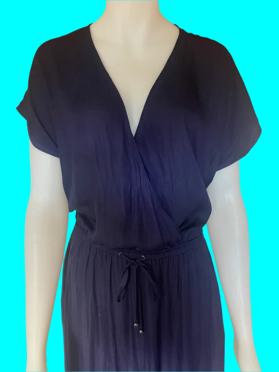 Max - Navy Summer Dress - Size: 8