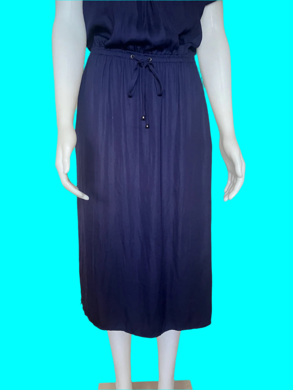 Max - Navy Summer Dress - Size: 8