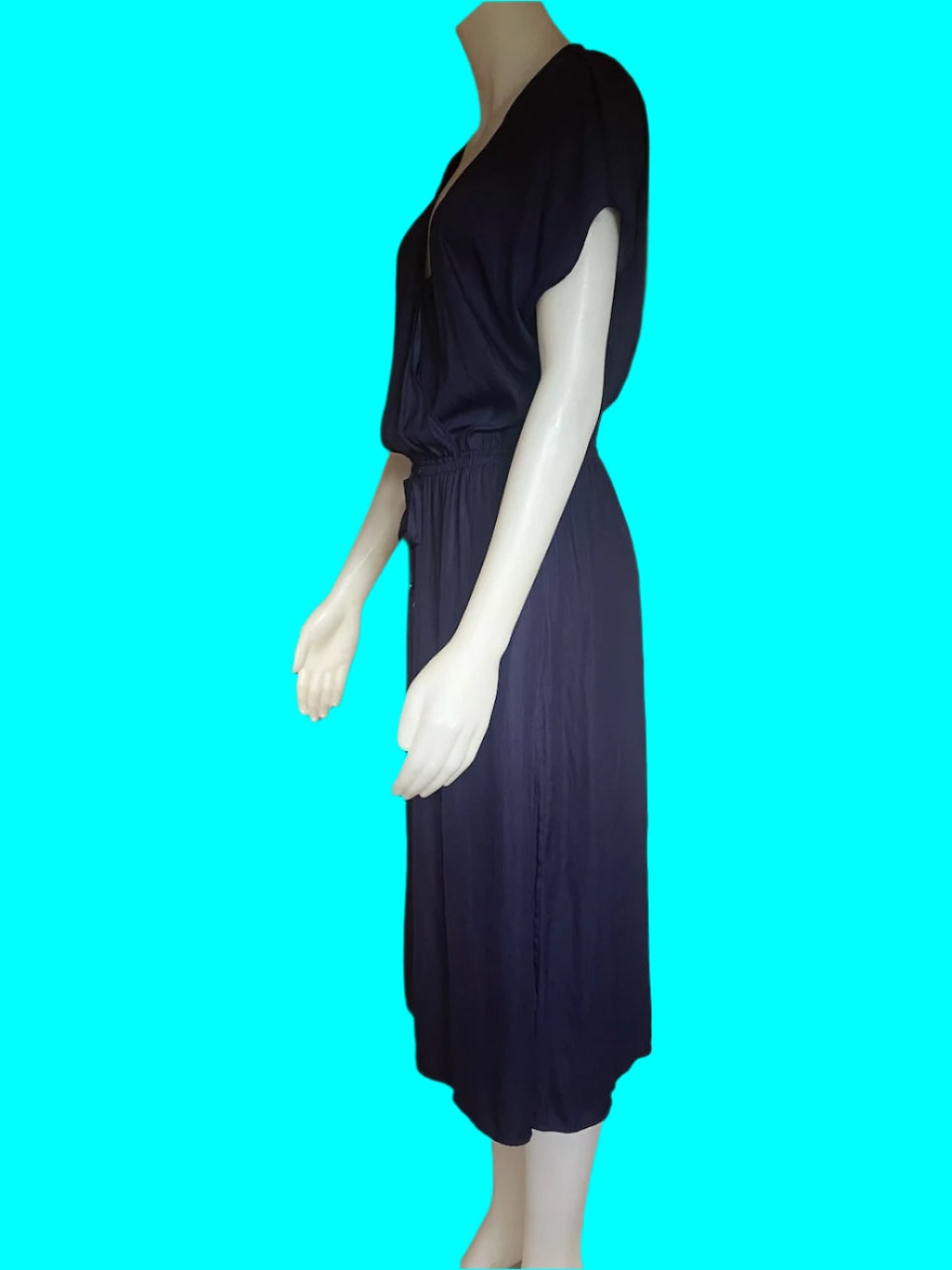 Max - Navy Summer Dress - Size: 8