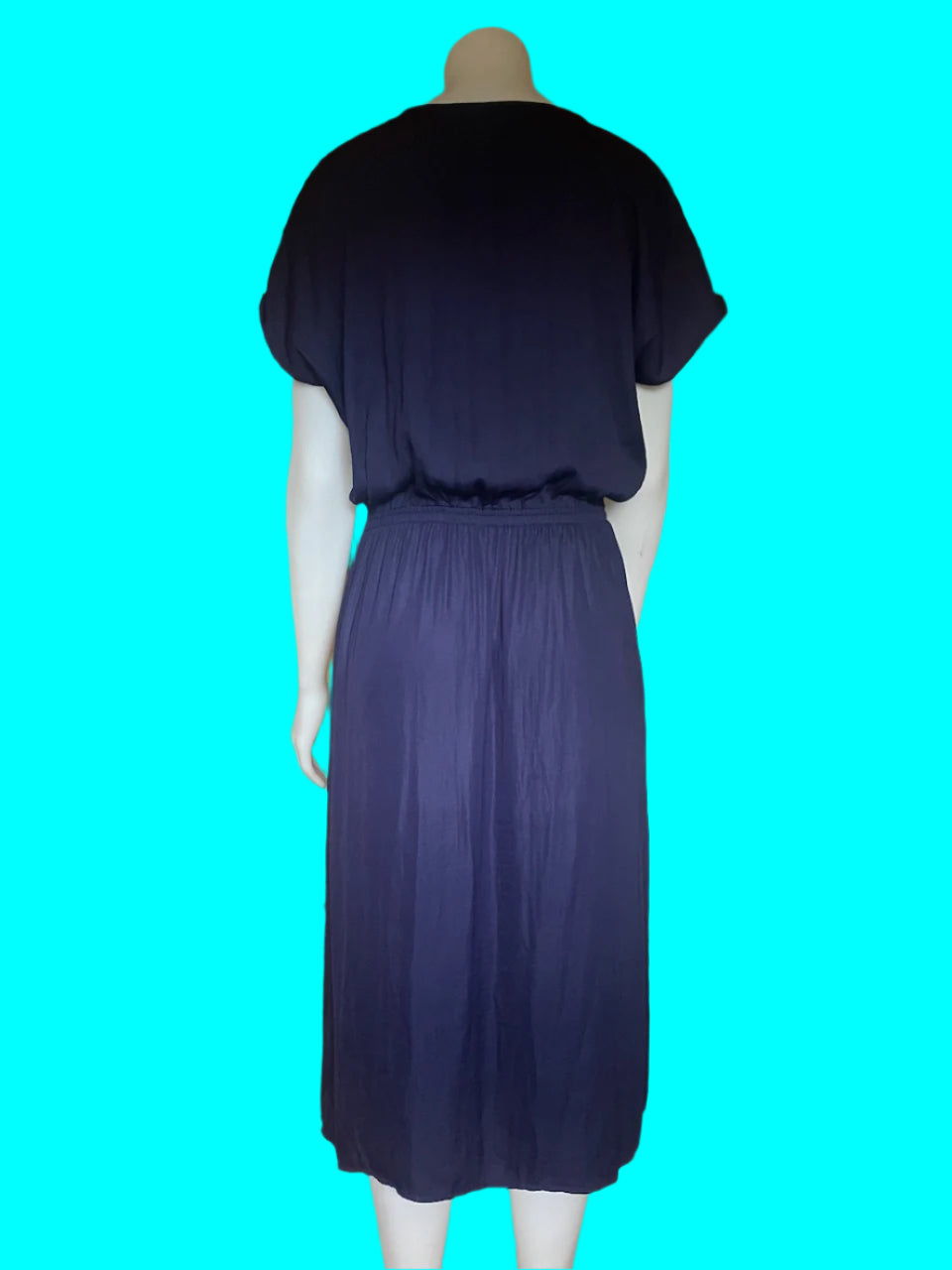 Max - Navy Summer Dress - Size: 8