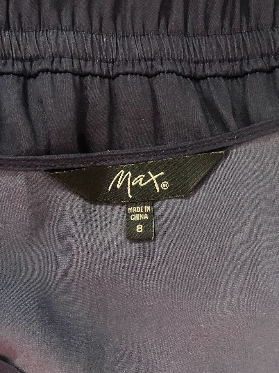 Max - Navy Summer Dress - Size: 8