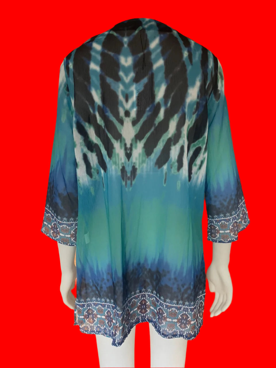 W. Lane - Ocean Orchard Animal Kaftan - Brand New - Size: 14