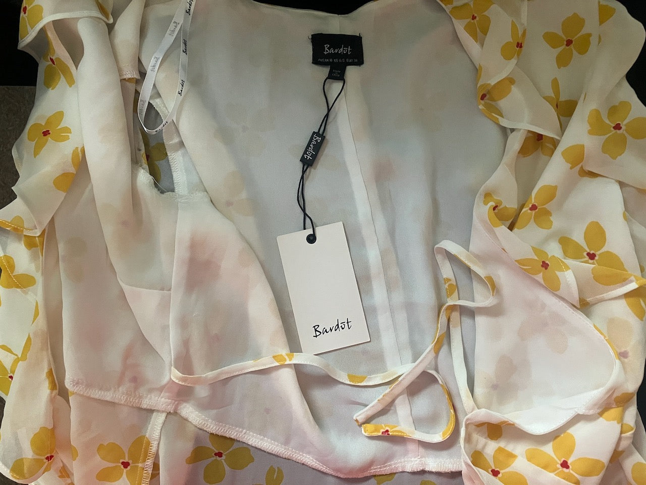 Bardot - Floral Wrap Top - Brand New - Size: 10