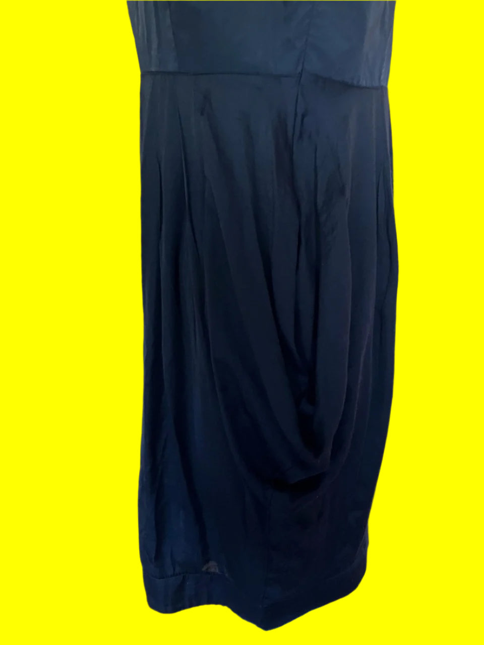 Cue - Stylish Black Dress/V Neck - Size: 12