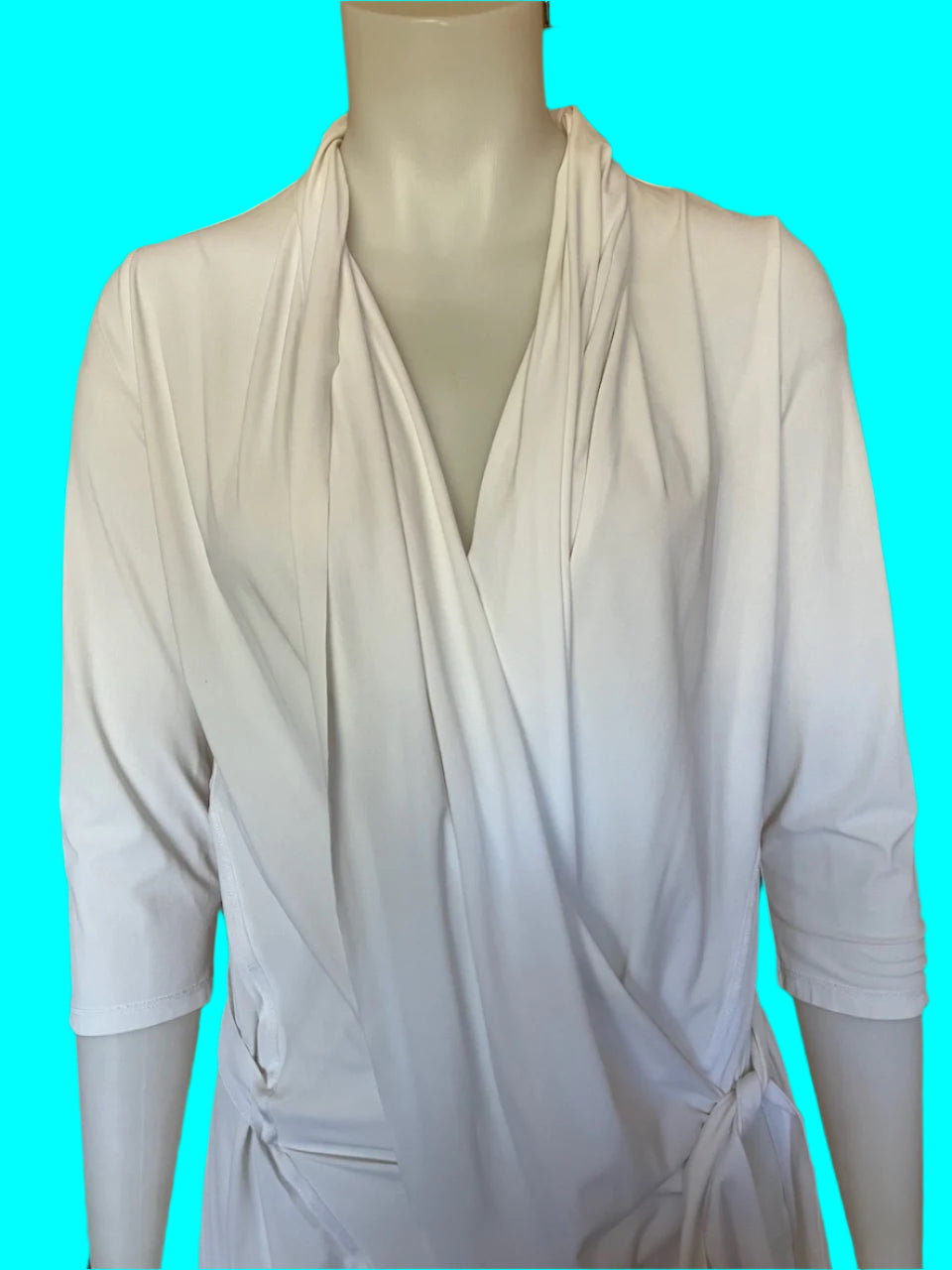 Paula Ryan - NZ Made - Designer Cardigan With Tie - Smart & Lightweight - Size: S