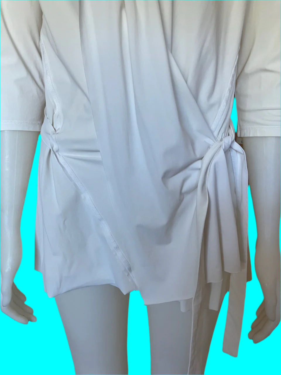Paula Ryan - NZ Made - Designer Cardigan With Tie - Smart & Lightweight - Size: S