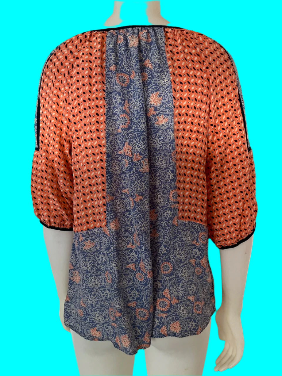 Loobies Story - Three Quarter Sleeve Casual Top - Size: 12