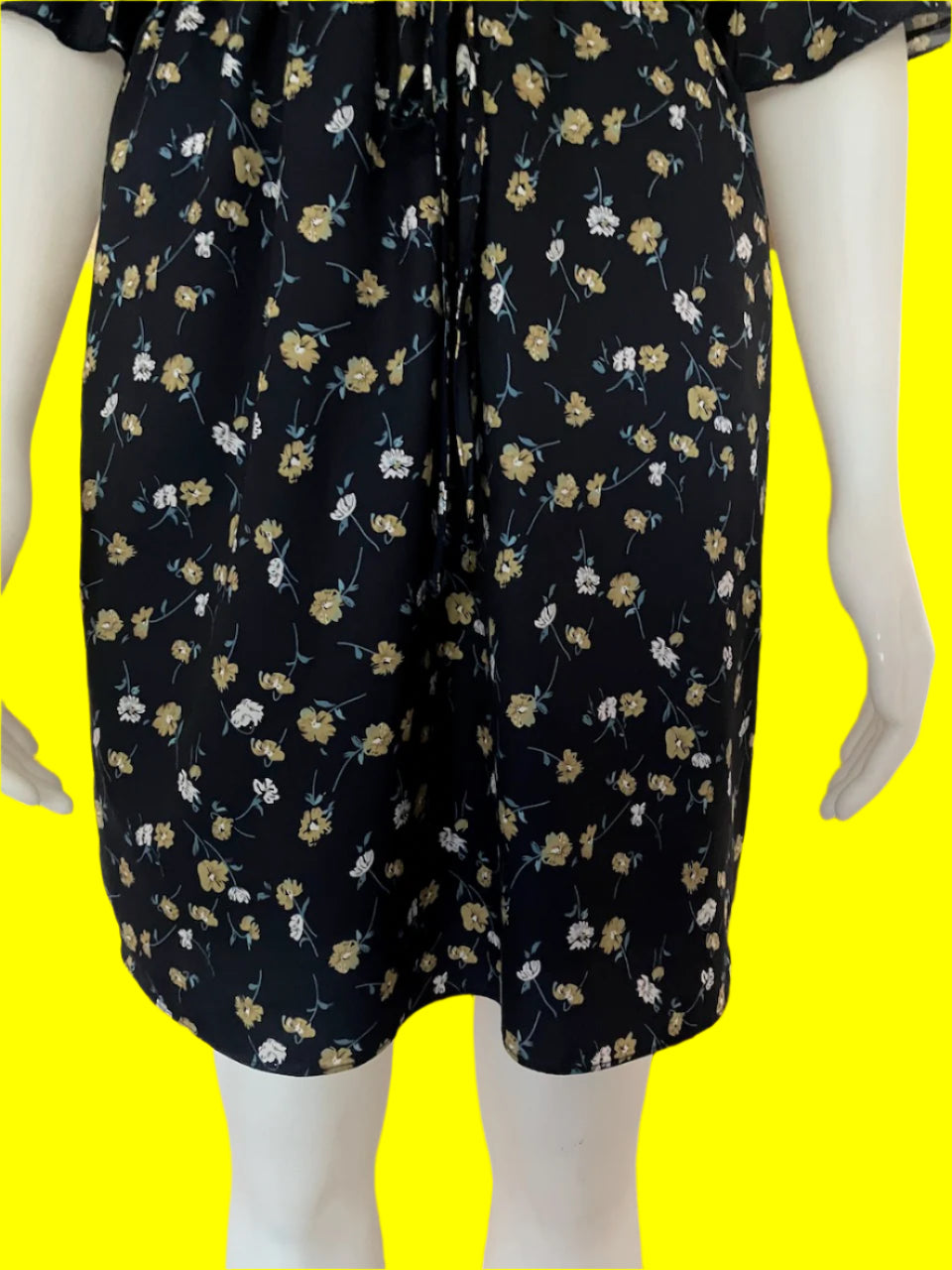 Leila + Luca - Navy Floral Dress - Size: 10