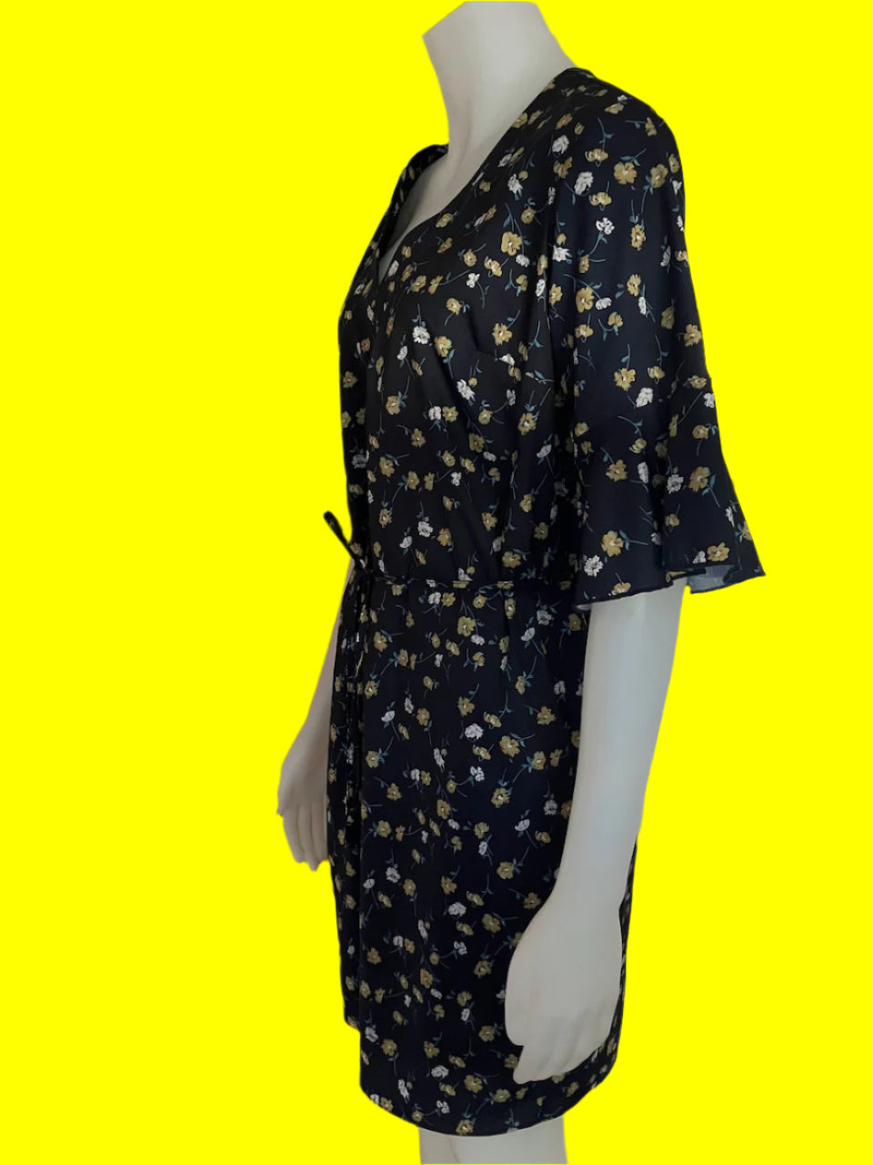 Leila + Luca - Navy Floral Dress - Size: 10