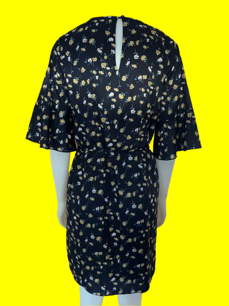 Leila + Luca - Navy Floral Dress - Size: 10