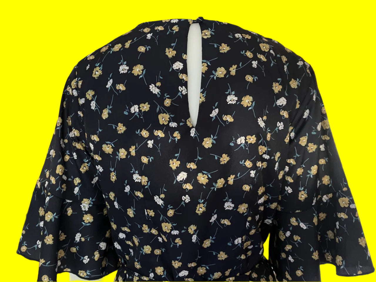 Leila + Luca - Navy Floral Dress - Size: 10