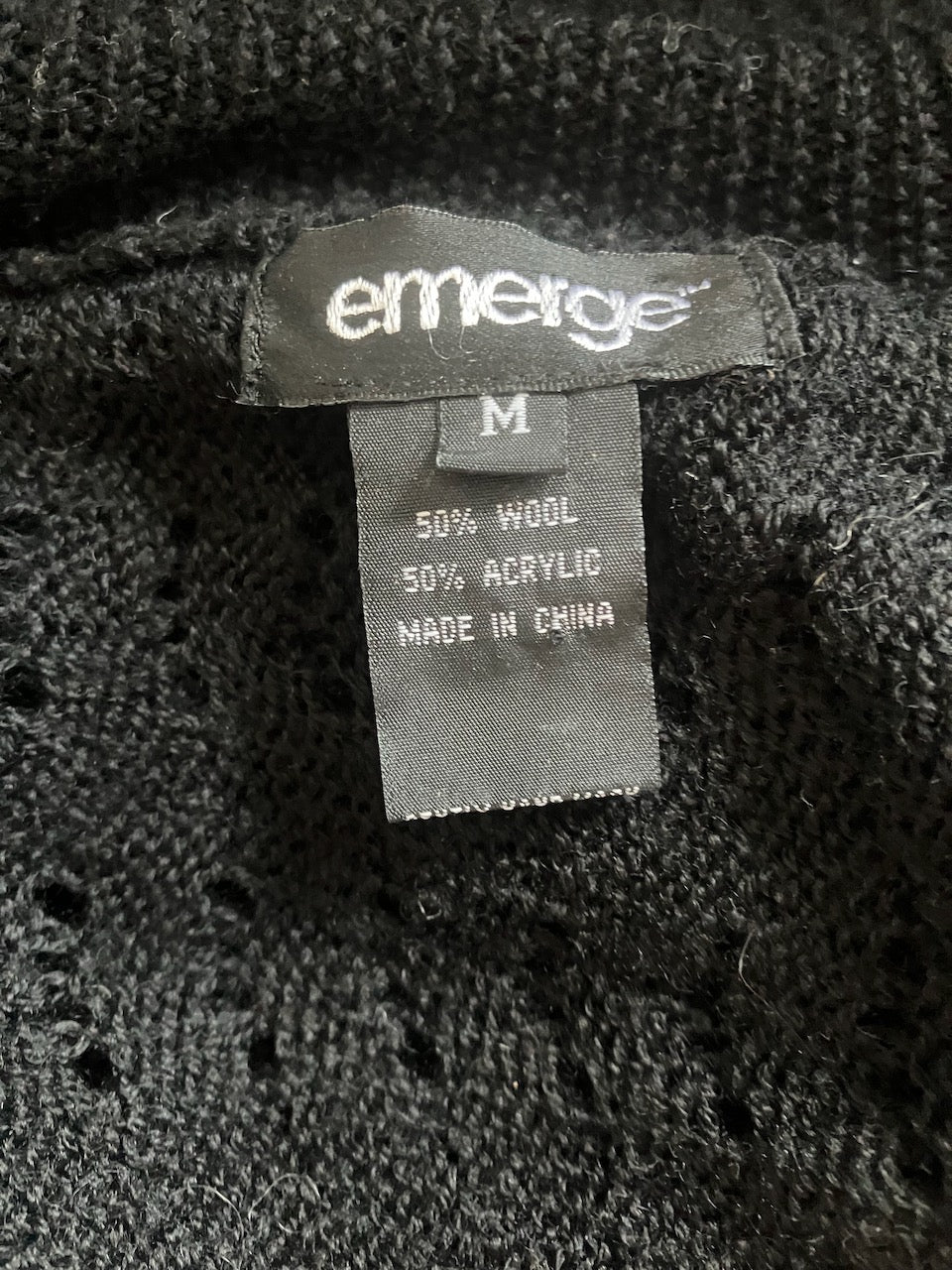 Emerge - Stunning Cropped Cardigan/Shrug in Wool Blend - Size: M