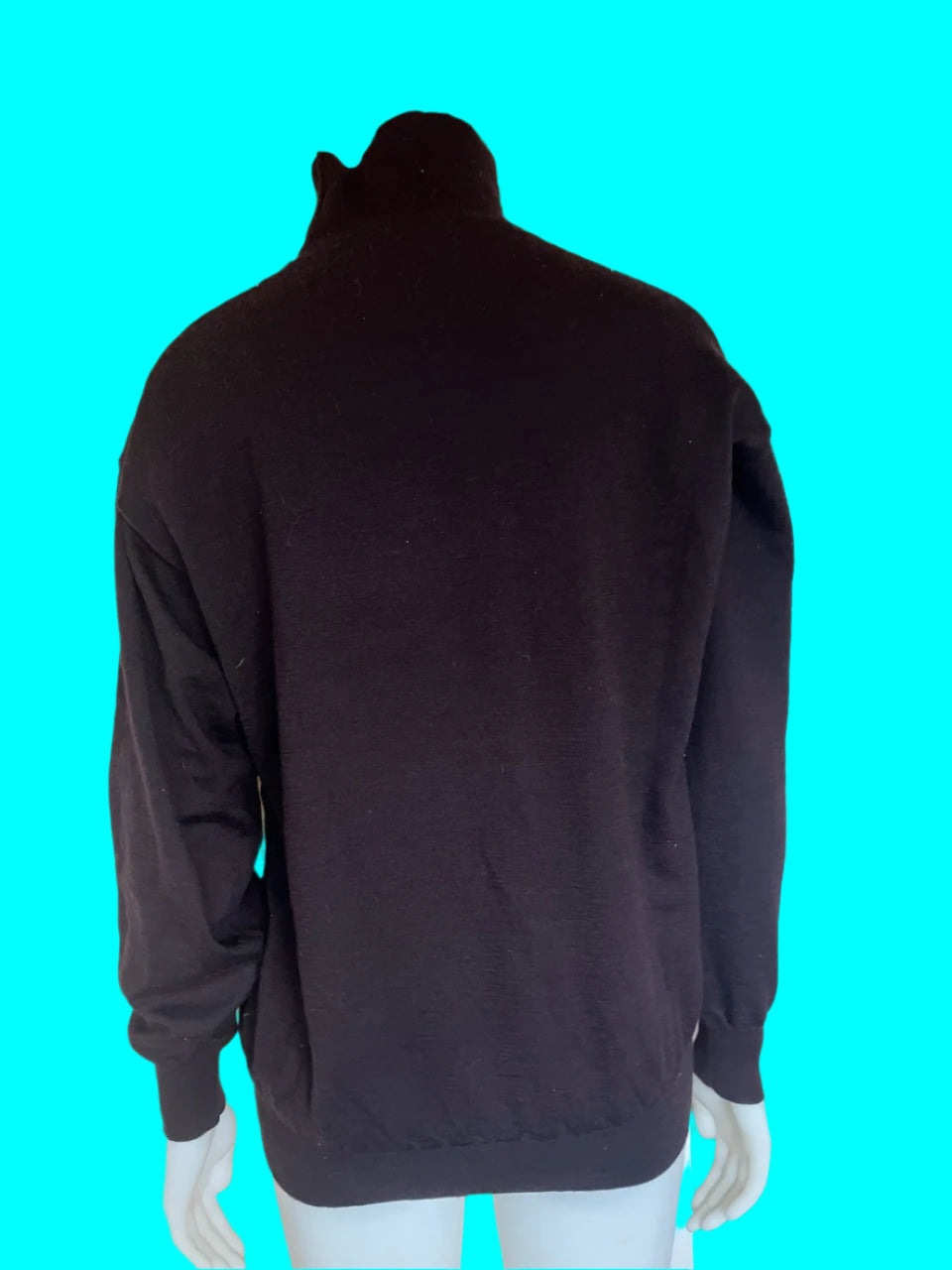 Cignal - NZ Made Pure Merino Turtle Neck Jumper - Aubergine - Size: M