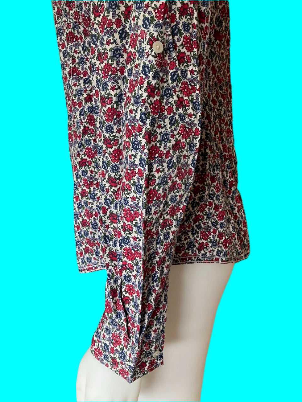 Tommy Hilfiger - Designer - Floral Blouse - Size: L (Very Slim Fitting)