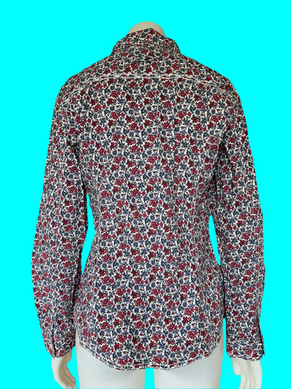 Tommy Hilfiger - Designer - Floral Blouse - Size: L (Very Slim Fitting)