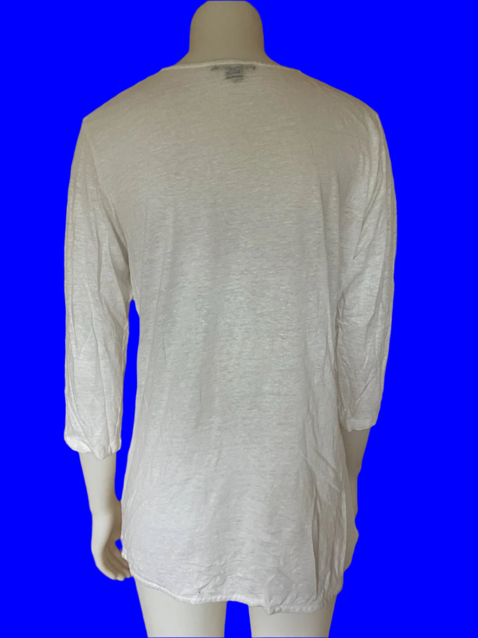 Caroline Sills - NZ Designer - Long White Cardigan - Size: 12