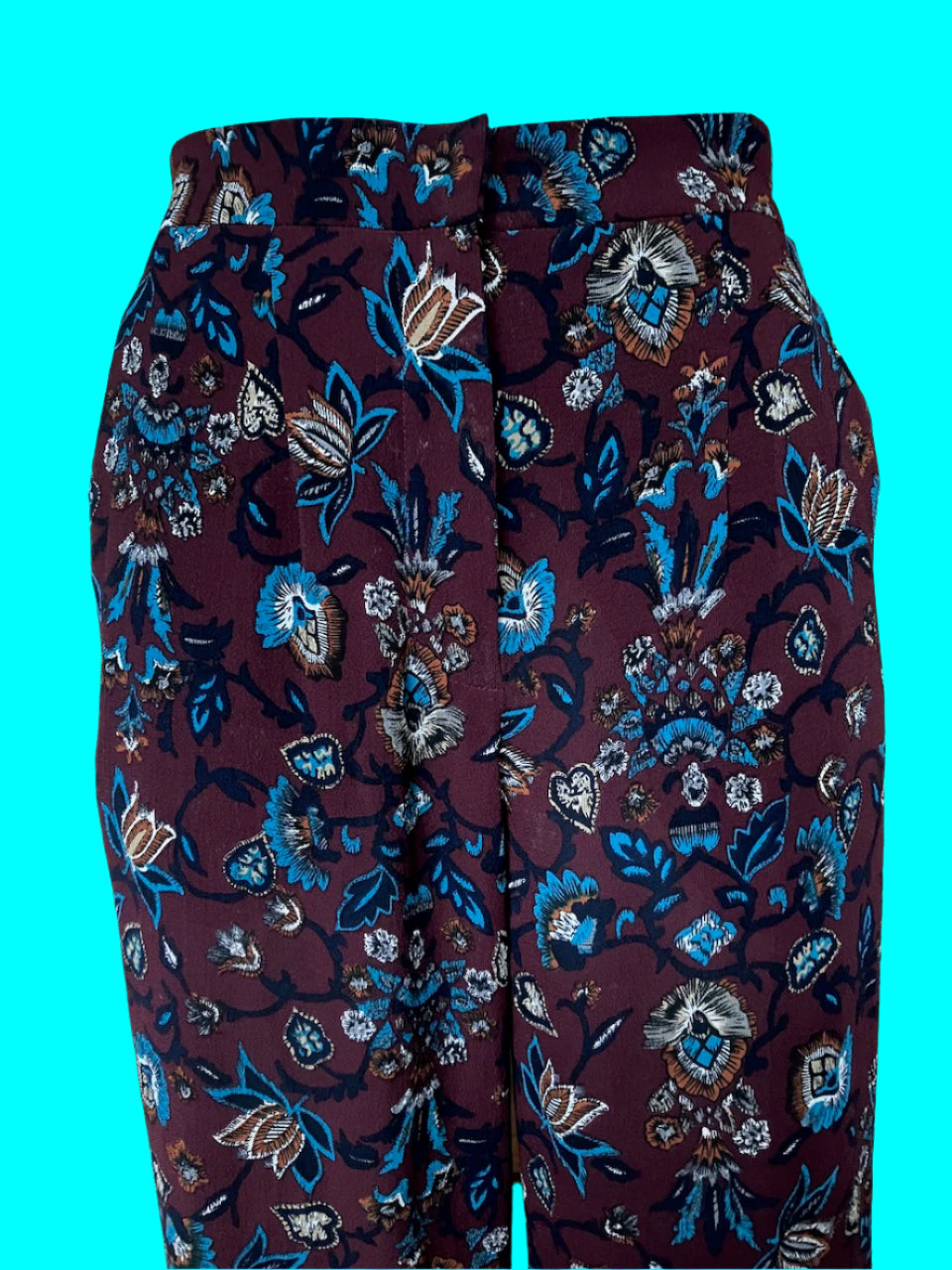 Caroline Sills - NZ Designer - Casual Printed Pants - Size: M