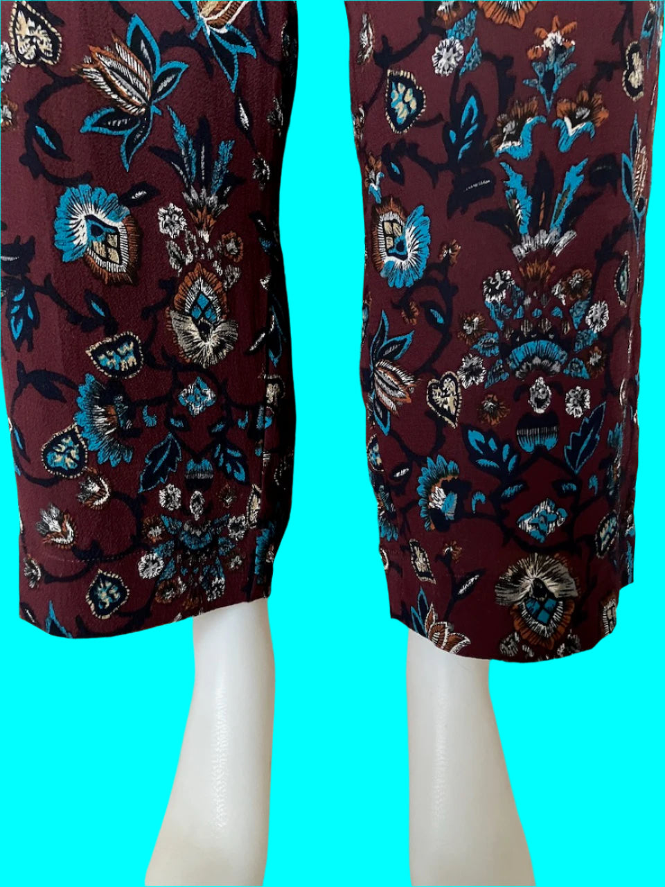 Caroline Sills - NZ Designer - Casual Printed Pants - Size: M