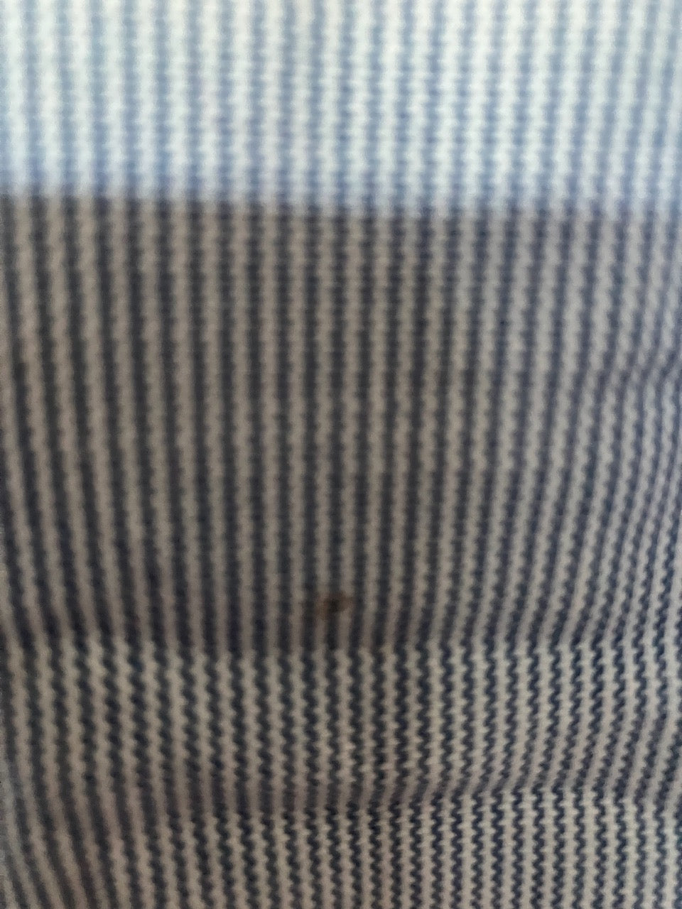 Emily and Fin - Pinstripe Blue & White Skirt - Size: L