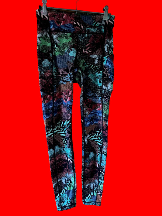 Lululemon - Tropical Print Leggings in Excellent Condition - Size: Lulu 4