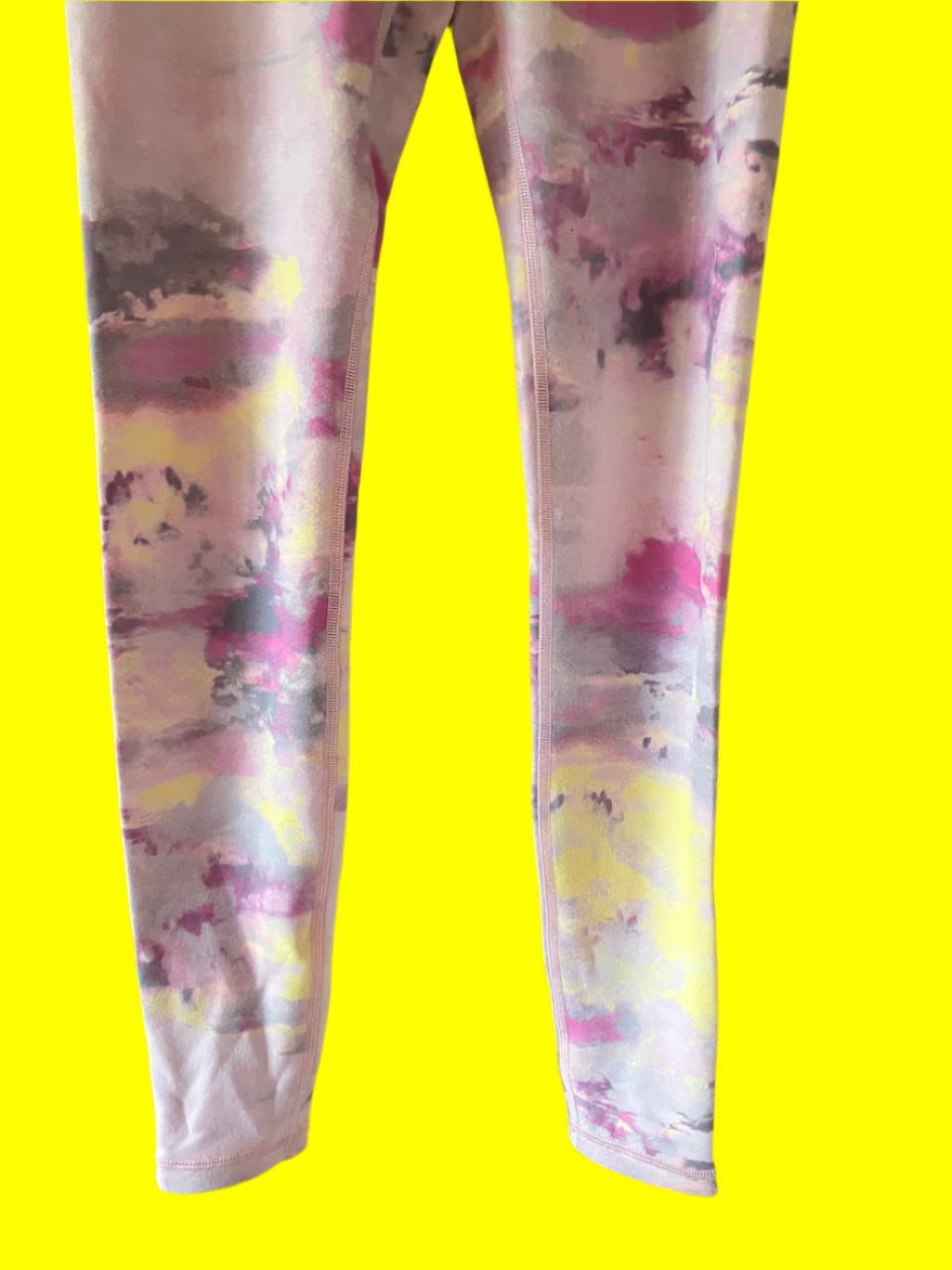 Ivivva by Lululemon - Pink Splash Leggings for Teens - Size: 12