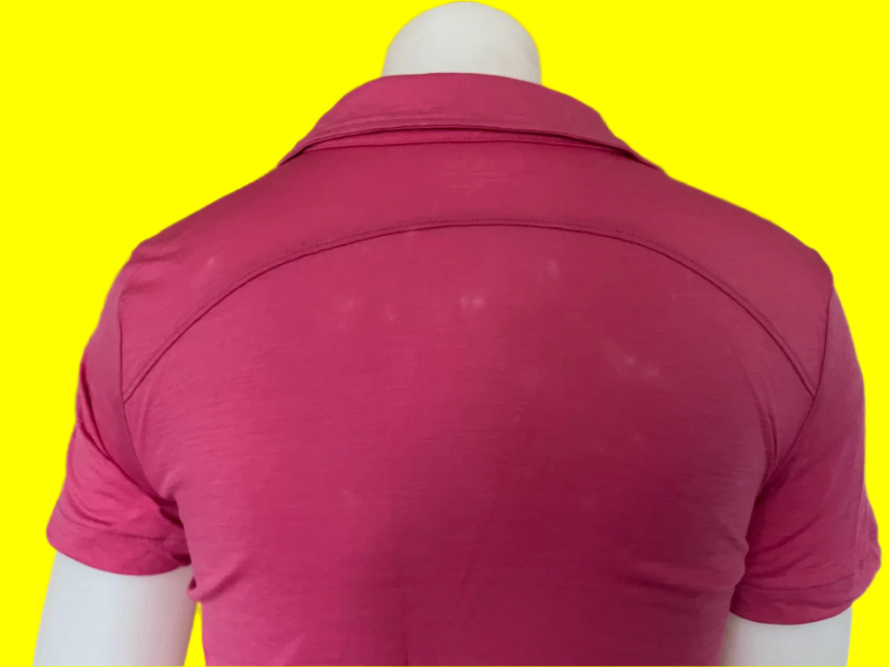Icebreaker - Pink Merino Polo Top - Size: S