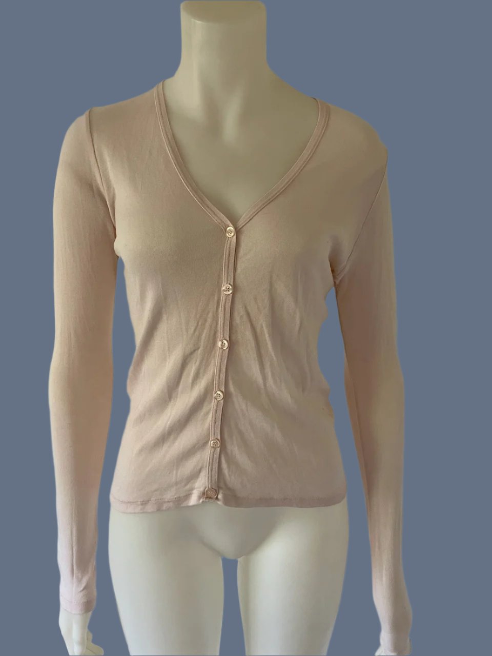 Vanessa Bruno - Baby Pink Cotton Cardigan - Size: XS