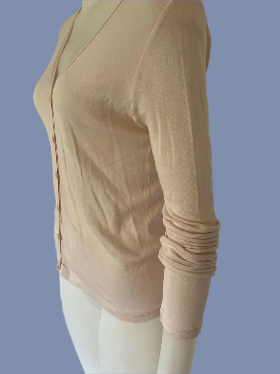 Vanessa Bruno - Baby Pink Cotton Cardigan - Size: XS