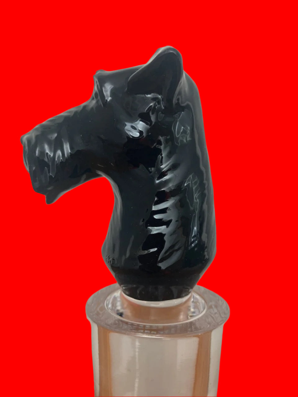 BRAND NEW - Waterford Irish Dogs - Decanter - Black Terrier Stopper