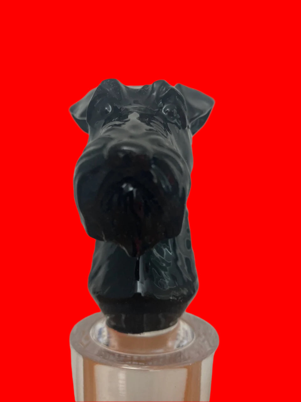 BRAND NEW - Waterford Irish Dogs - Decanter - Black Terrier Stopper