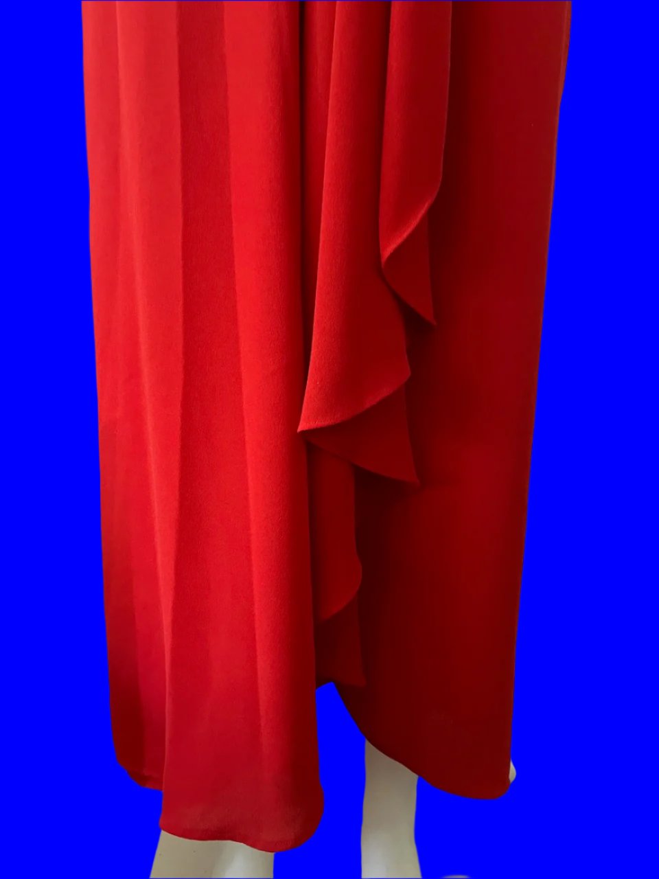Carla Zampatti - Red Pants With Crossover Detailing - Size: 6