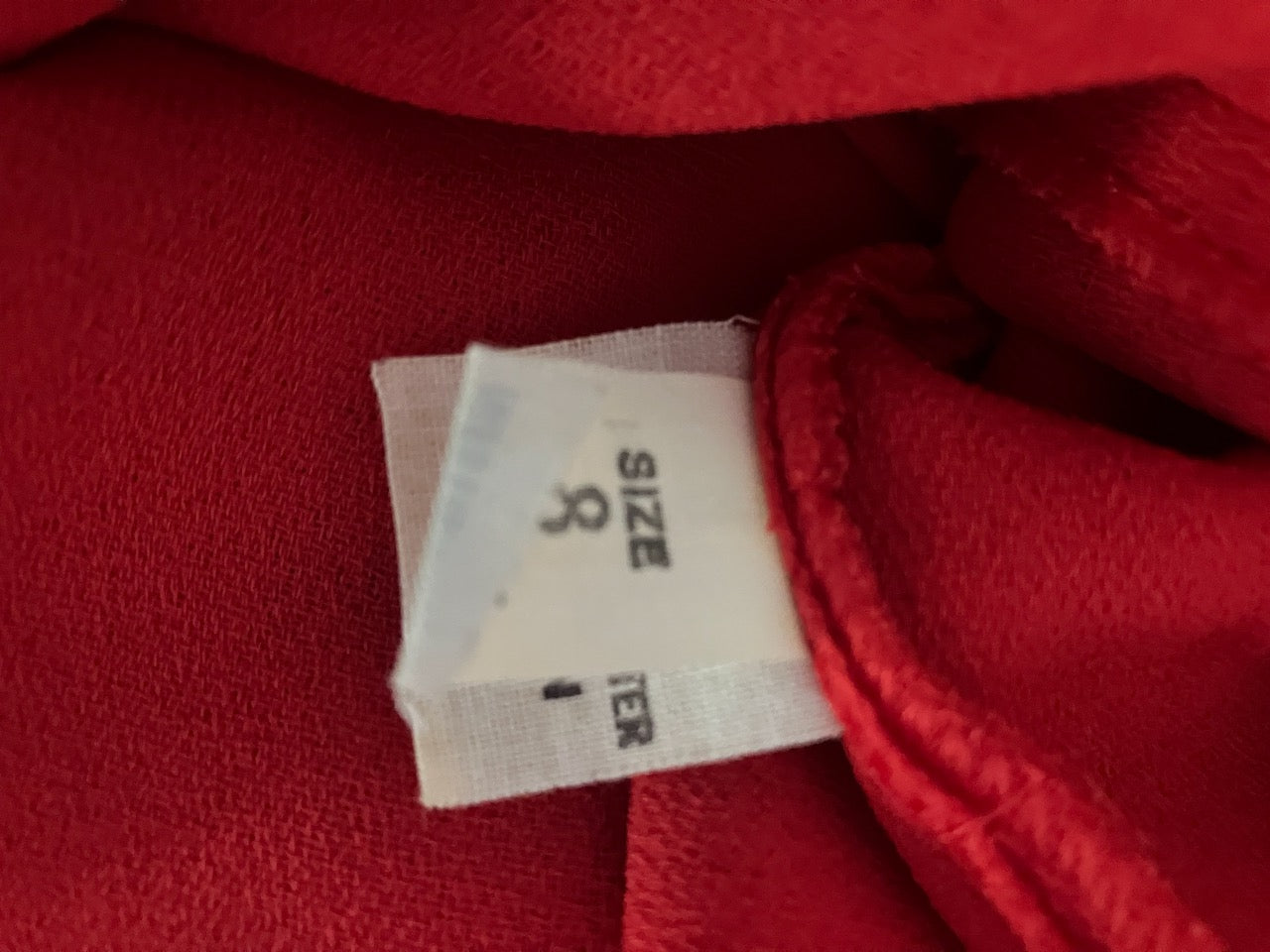 Carla Zampatti - Red Pants With Crossover Detailing - Size: 6