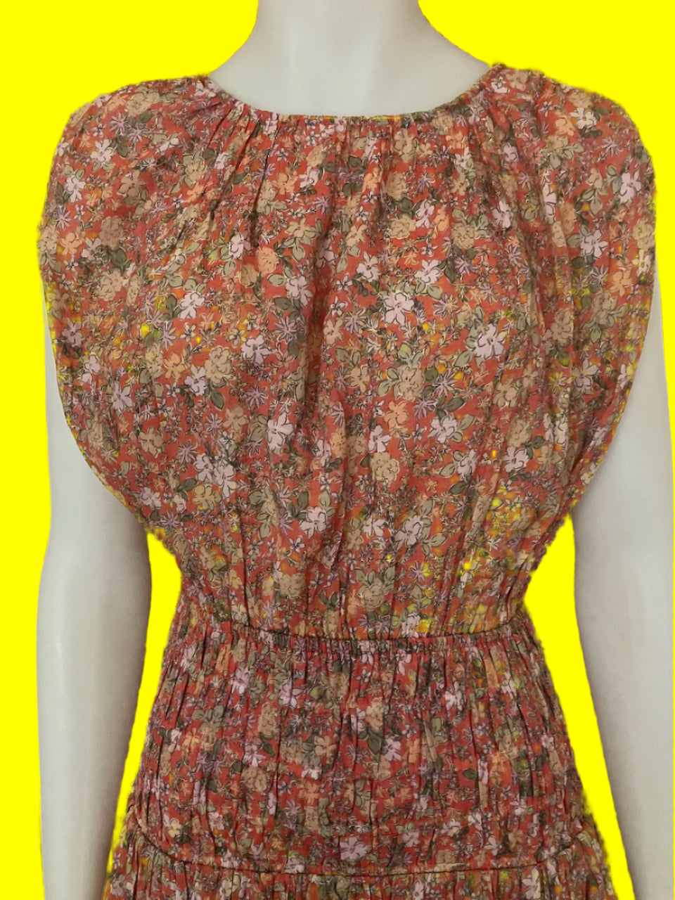 NEAR NEW - WISH - Summer Floral Mini Dress - Size: 10