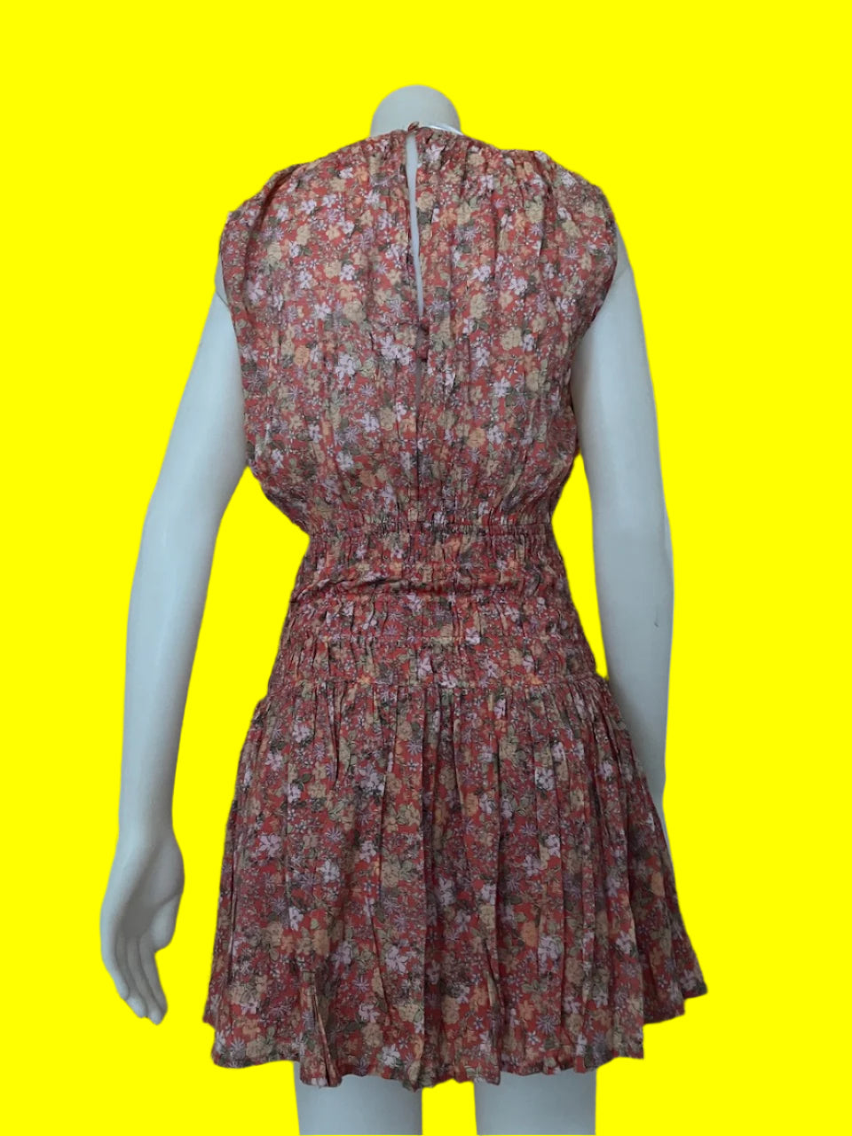 NEAR NEW - WISH - Summer Floral Mini Dress - Size: 10