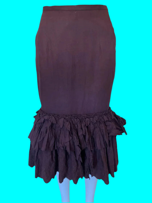 Trelise Cooper - NZ Designer - Skirt With Multi Layers - Size: 10