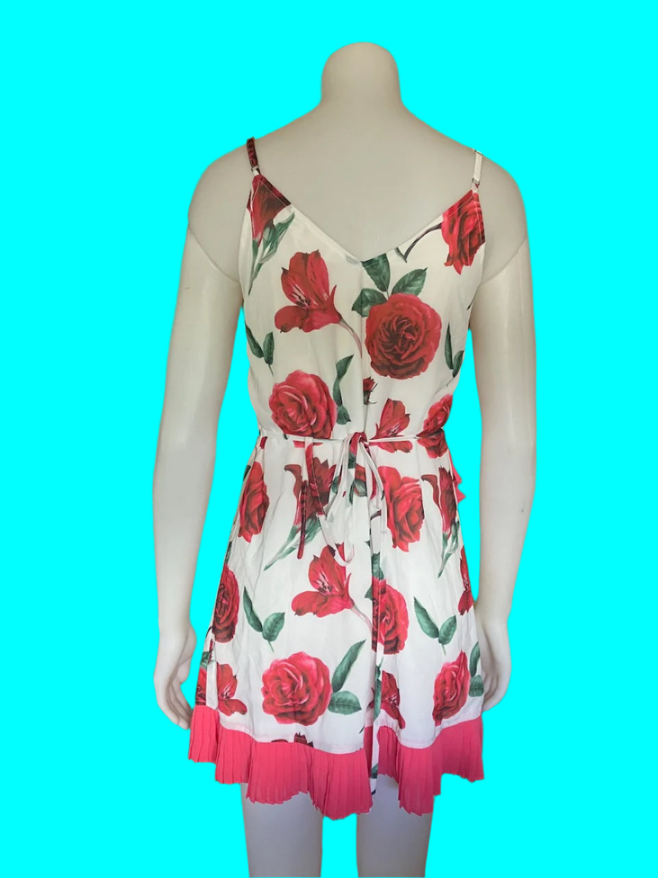 BRAND NEW - Pia Boutique - Wrap Dress With Rose Print - Size: S