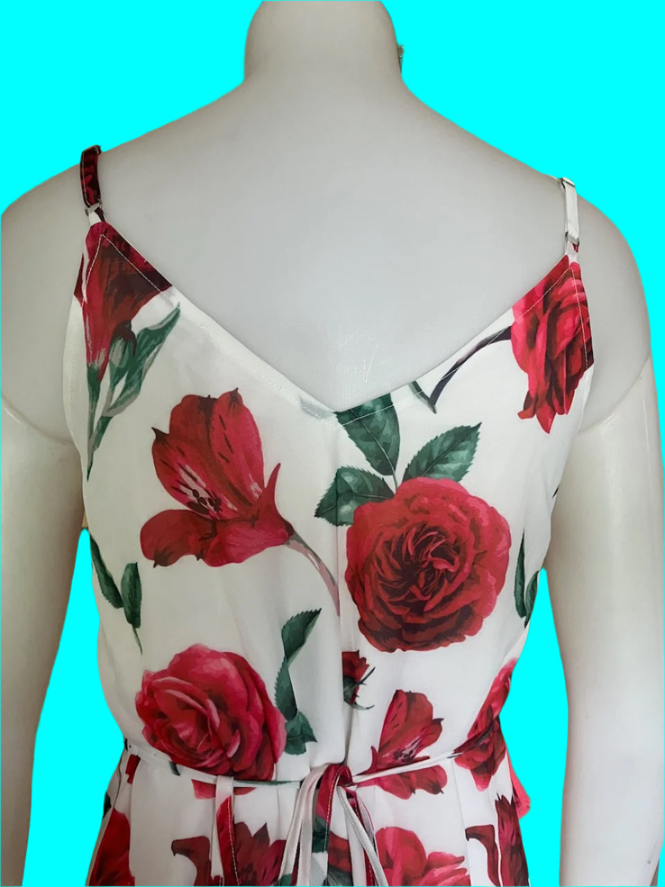 BRAND NEW - Pia Boutique - Wrap Dress With Rose Print - Size: S
