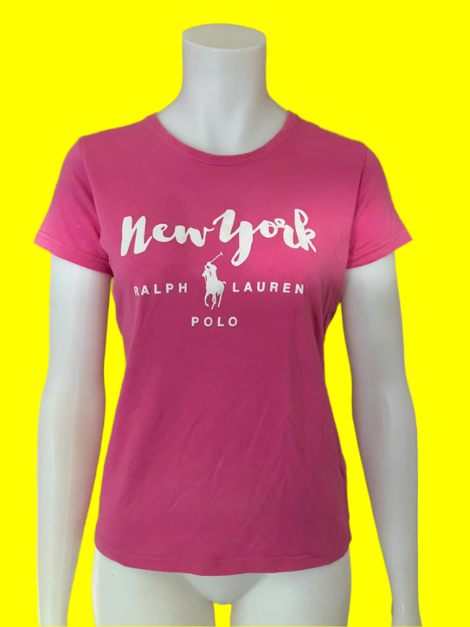 Ralph Lauren - Pink Polo Player Tee - Size: L (Slim Fitting )