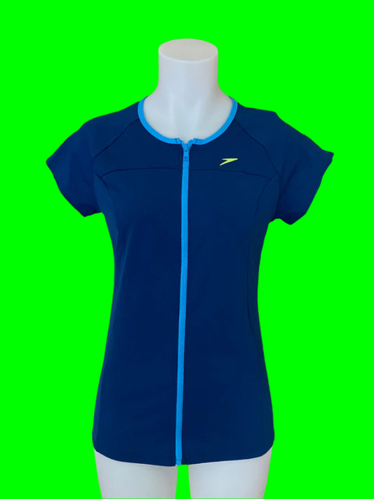 Speedo - Unisex - Sun/Rash  Top - Blue - BRAND NEW - Size: 14