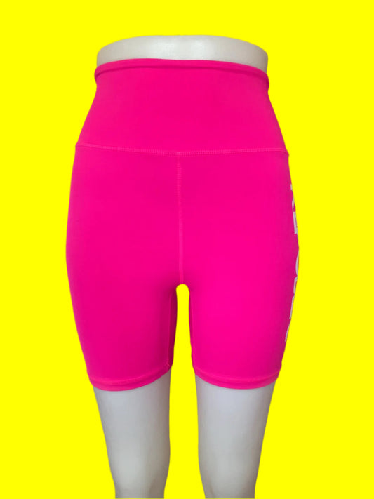 Sweat Republic - Hot Pink Cycle Shorts - Size: XS
