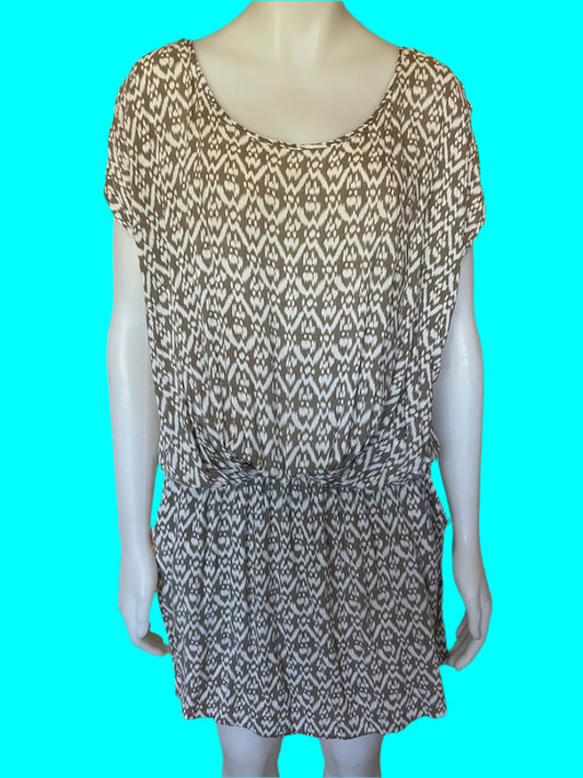Ricochet - NZ Designer Dress - Viscose Print - Size: 14