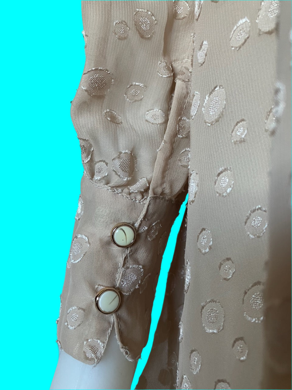Via Veneto - Franco Ciambella - Beige Turtle Neck Blouse - Size: L